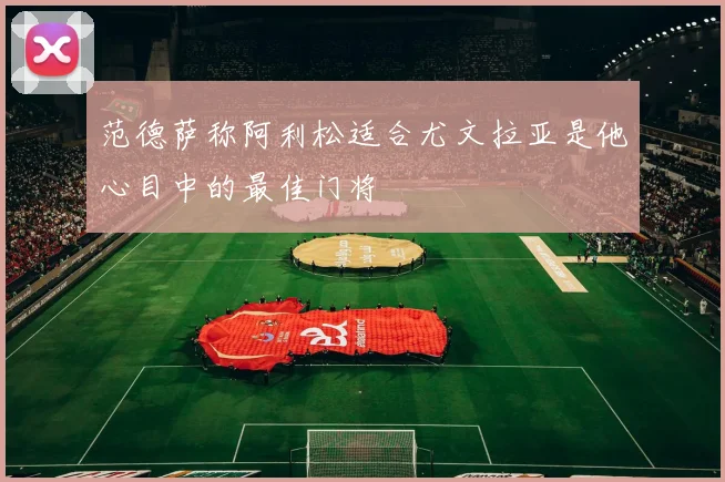 范德萨称阿利松适合尤文拉亚是他心目中的最佳门将